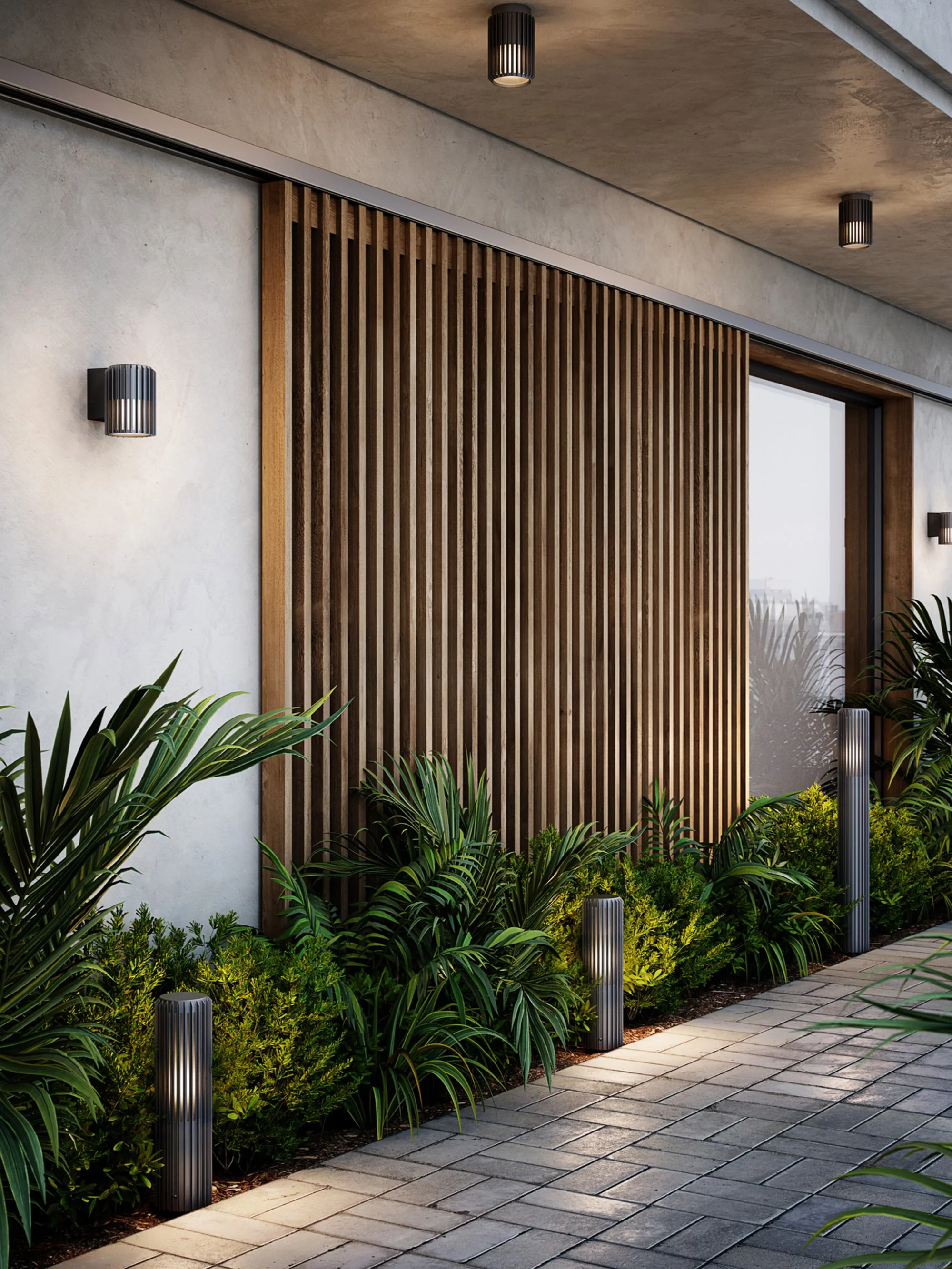 Outdoor-Wandleuchte Aludra