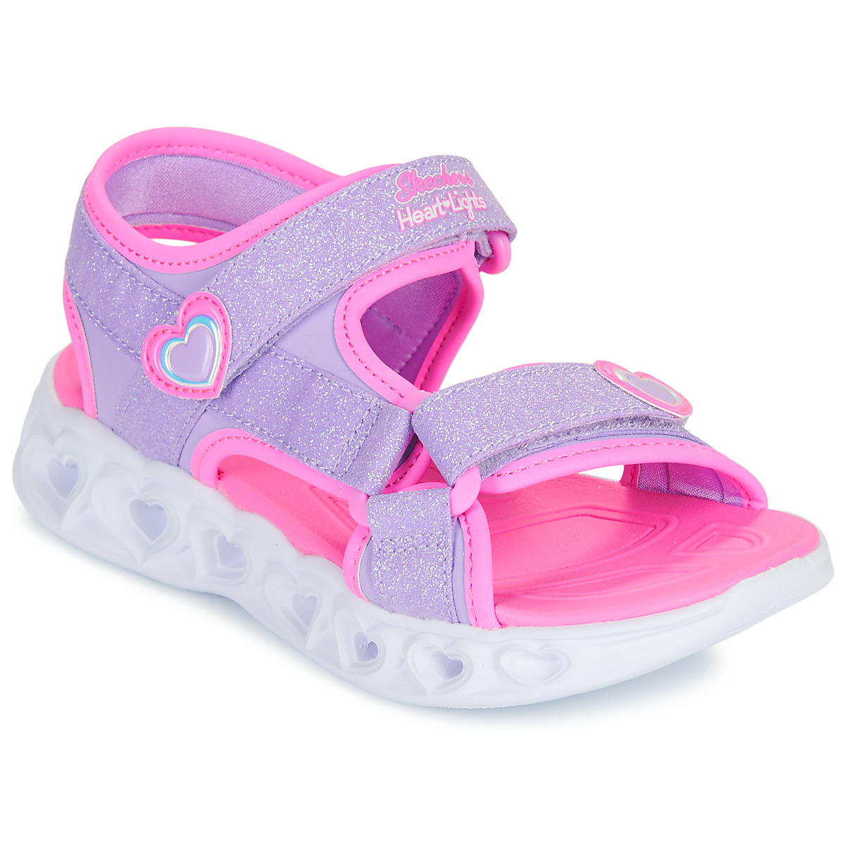 Skechers - HEART LIGHTS SANDALS - Violet
