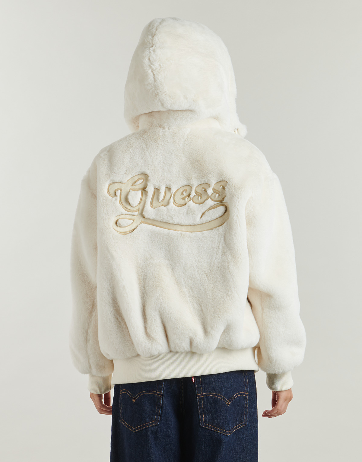Guess - LUCREZIA FAUX FUR - Beige