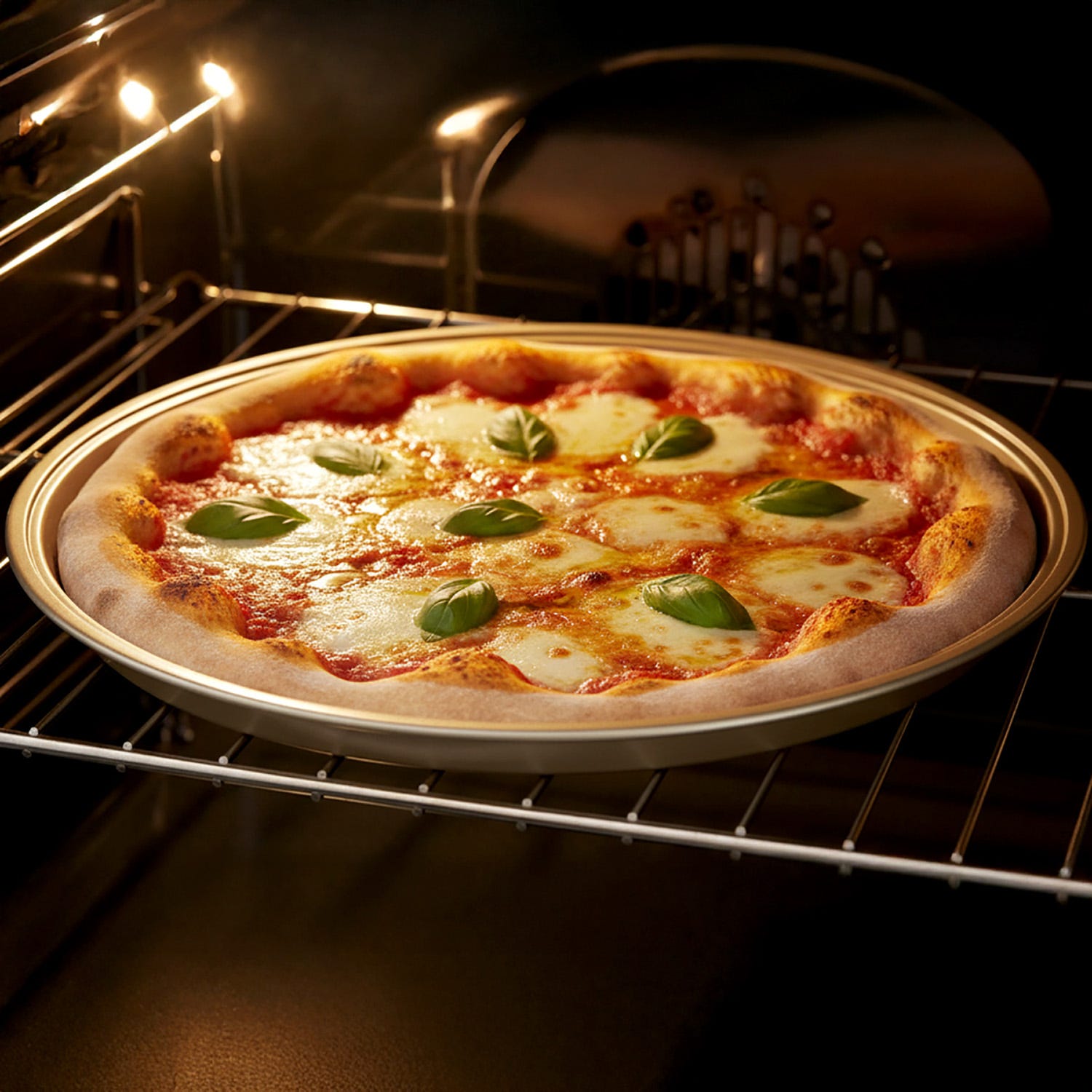 Teglia pizza 33 cm Baker’s Secret champagne