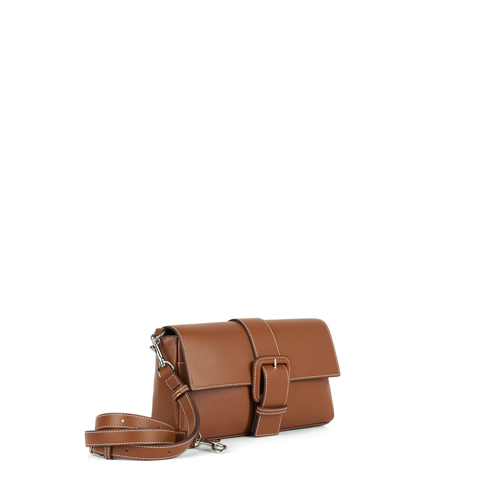 The Elsie – 2-in-1 Vegan Leather Handbag in Affogato