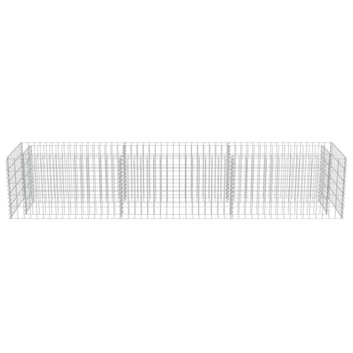 NNEVL Gabion Raised Bed Galvanised Steel 270x50x50 cm