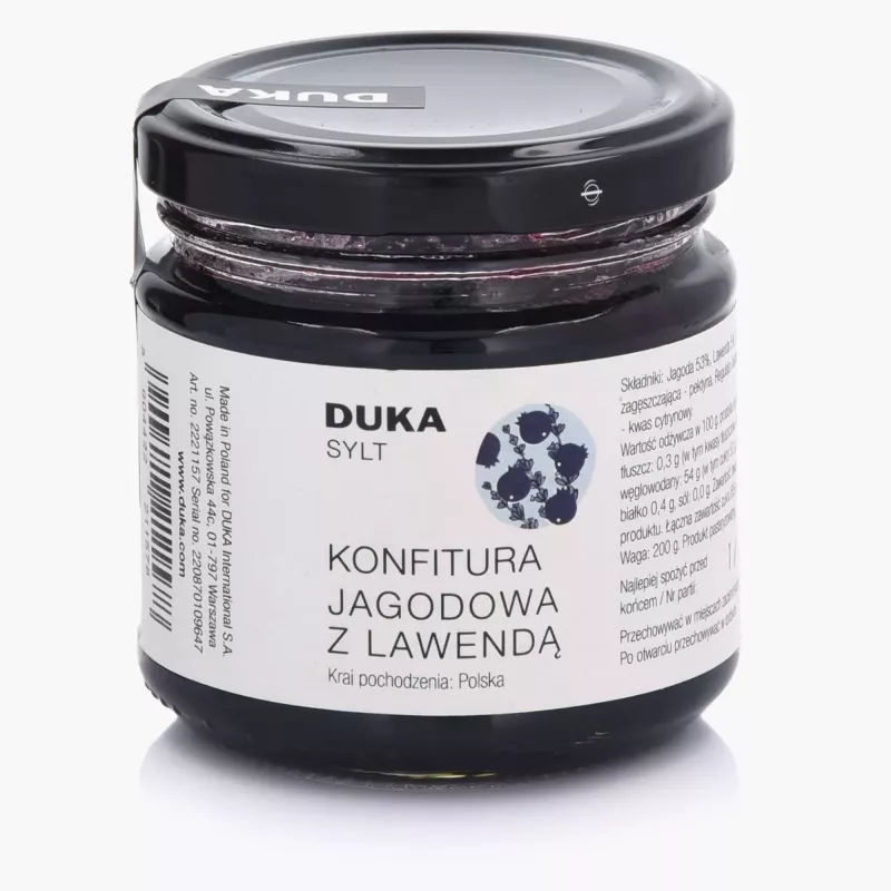 Konfitura jagodowa z lawendą DUKA SYLT 200 g