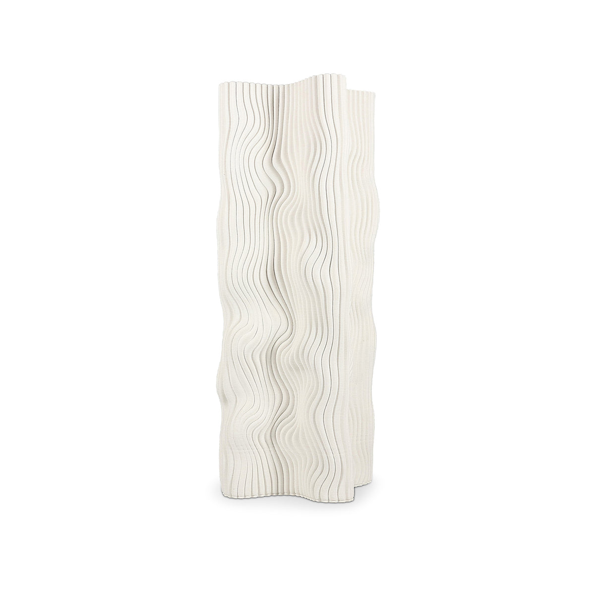 S|P Collection - Vaas 18x18xH42,5cm fluid white Vea