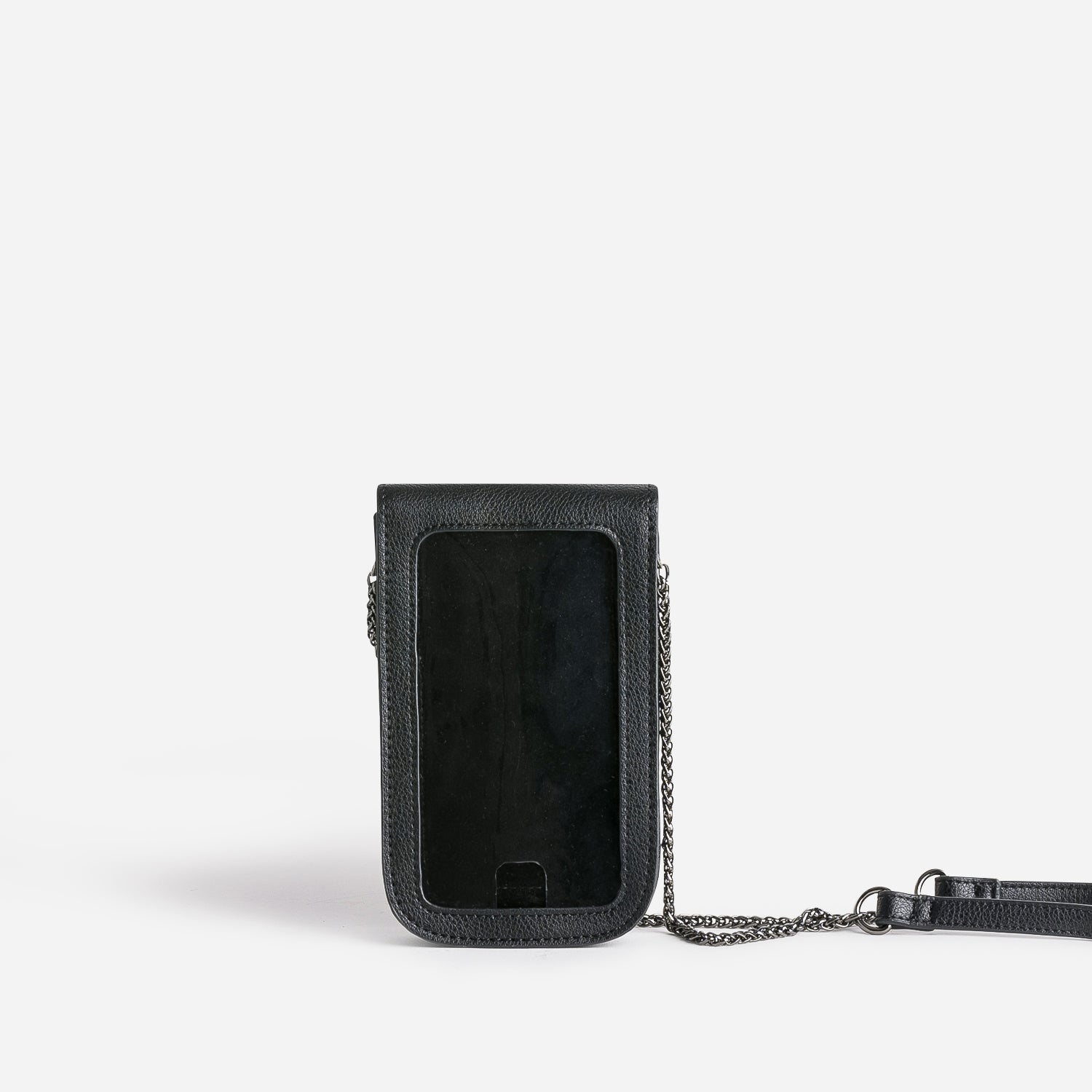 Pochette-téléphone tactile TEXTO noire