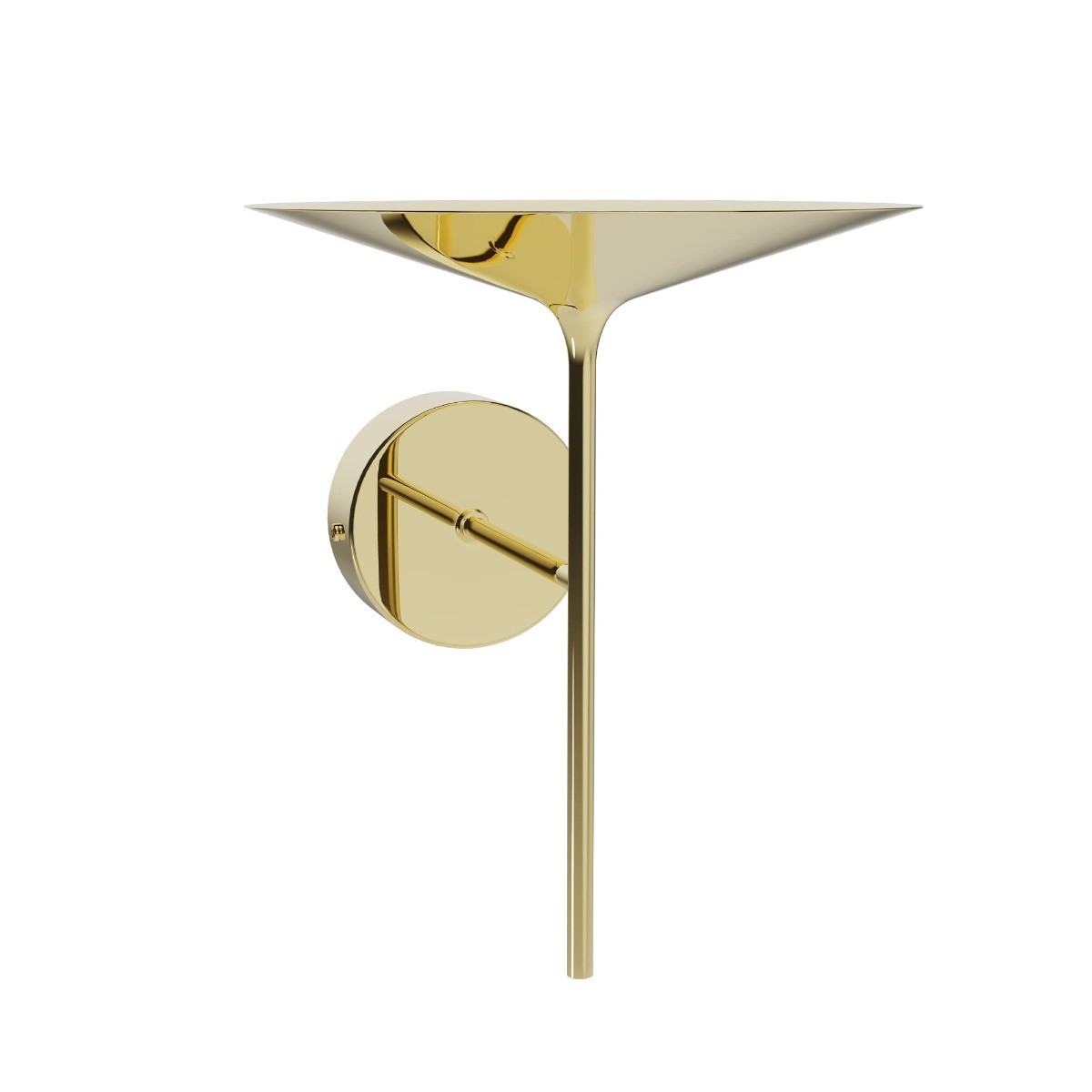 Kinkiet HANAzłoty LED 1x6W 540lm wym:21,2x17,5x21,8cm IP20 Maxlight
