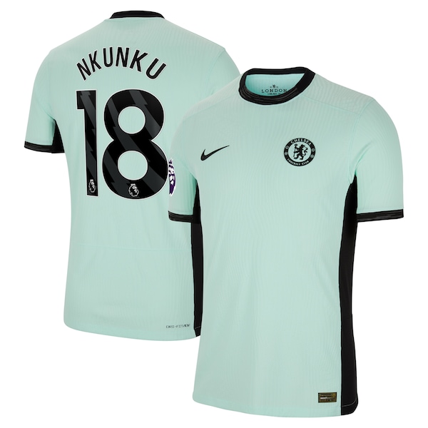 Christopher Nkunku Chelsea Nike 2023/24 Third Match Authentic Player Jersey - Mint