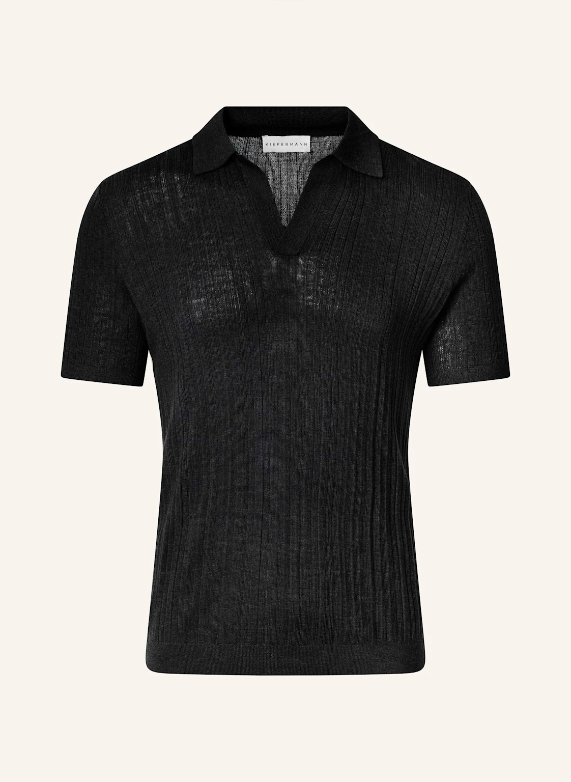 KIEFERMANN Strick-Poloshirt BORTISO aus Merino