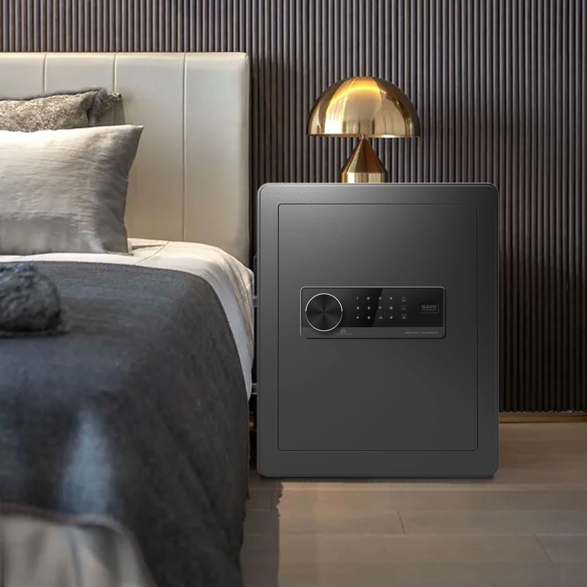 1.7 cubic feet safe,with dual alarm and digital touch screen