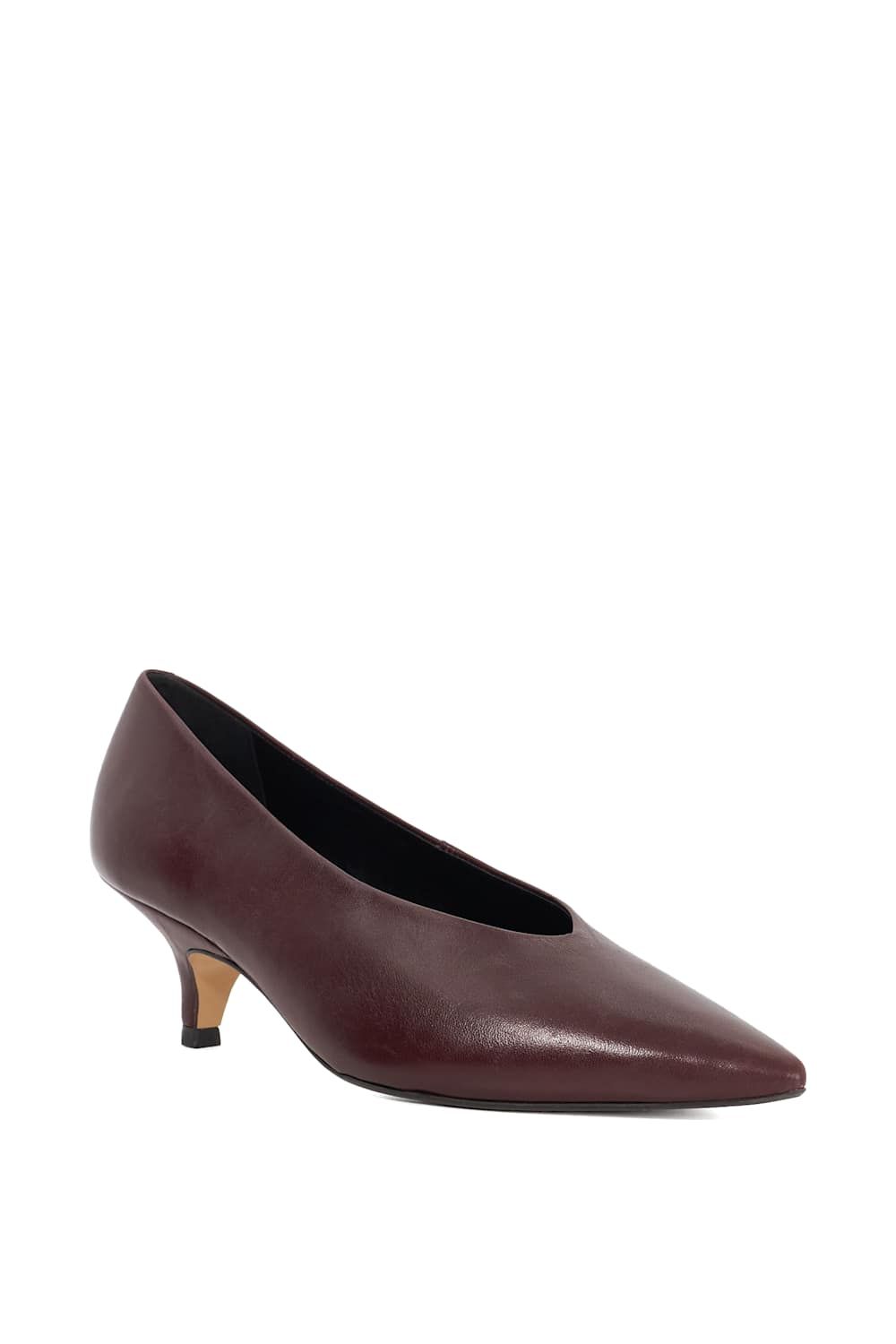 Dune London Audio' Leather Court Shoes