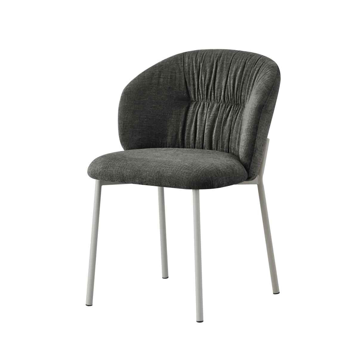 Cadeirão MONTFORT em tecido cinza escuro