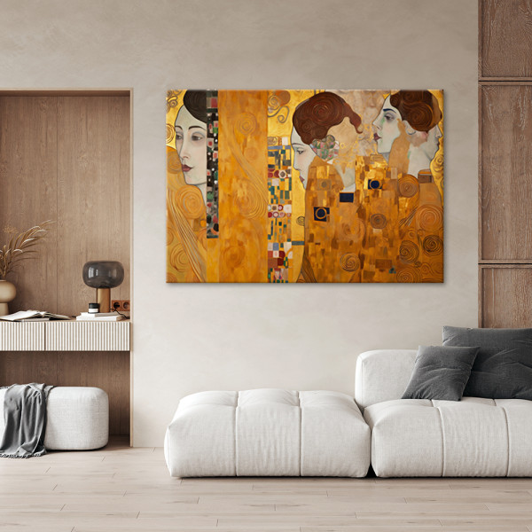 Feeby Obraz na płótnie, Złoty portret kobiety - G. Klimt 60x40