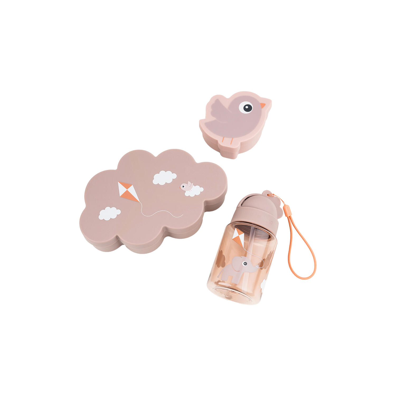 Playground snack & madkasse med drikkedunk, powder
