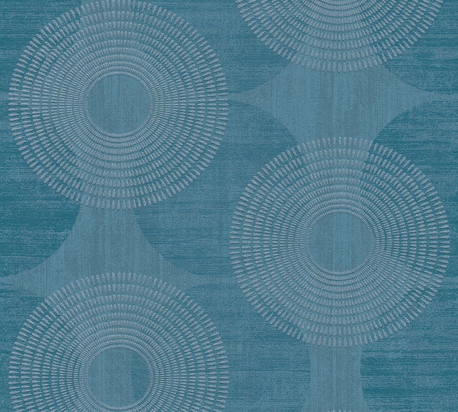 A.S. Création behang stip blauw - 53 cm x 10.05 m - AS-378325