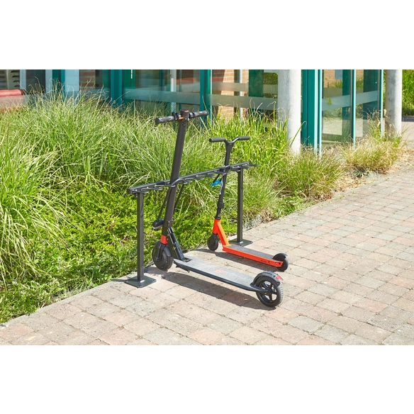 Tretrollerständer, für 9 Roller