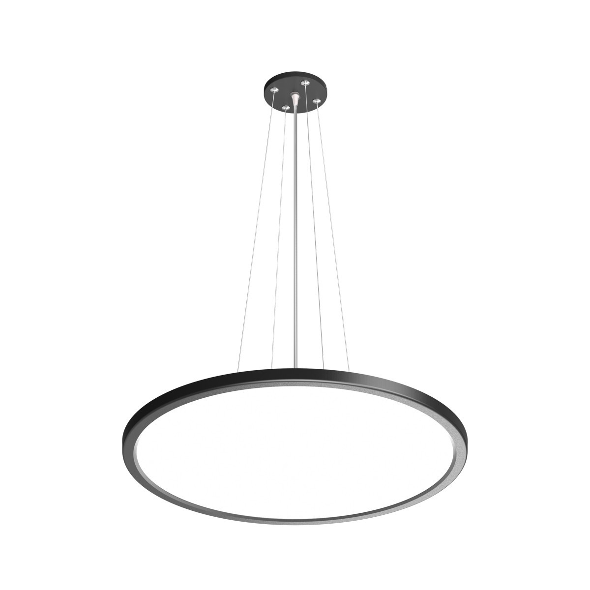 Lampa wisząca MANITO czarno-biała LED 1x32W Odcienie bieli 3800lm Italux