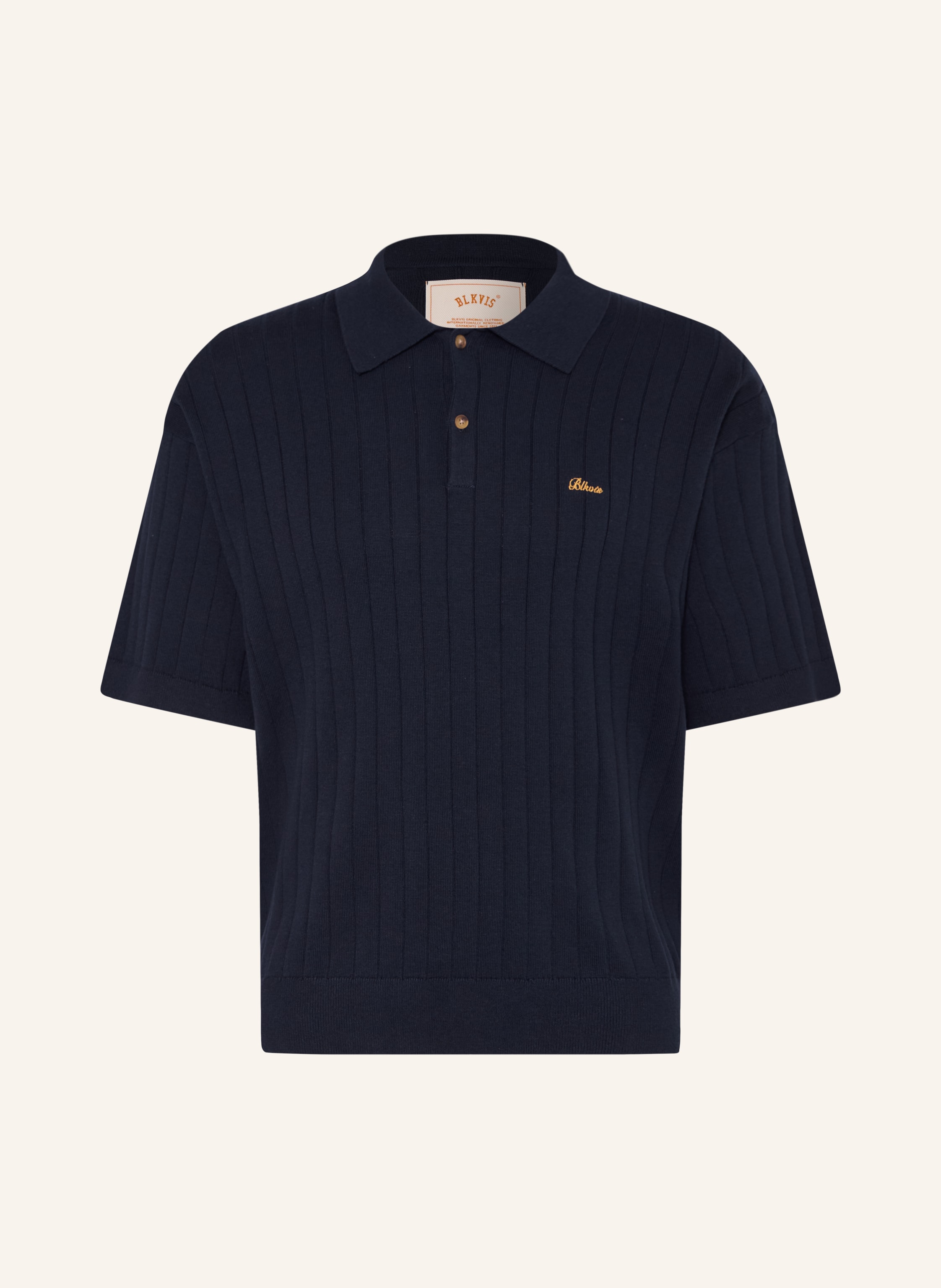 BLKVIS Strick-Poloshirt