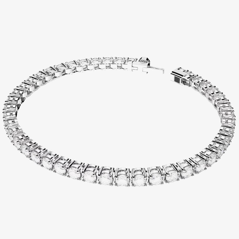 Swarovski Matrix White Tennis Bracelet 5648937 M