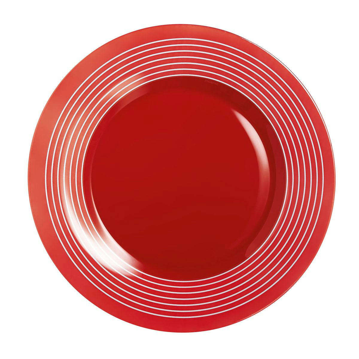 FACTORY - Assiette plate rouge 25 cm