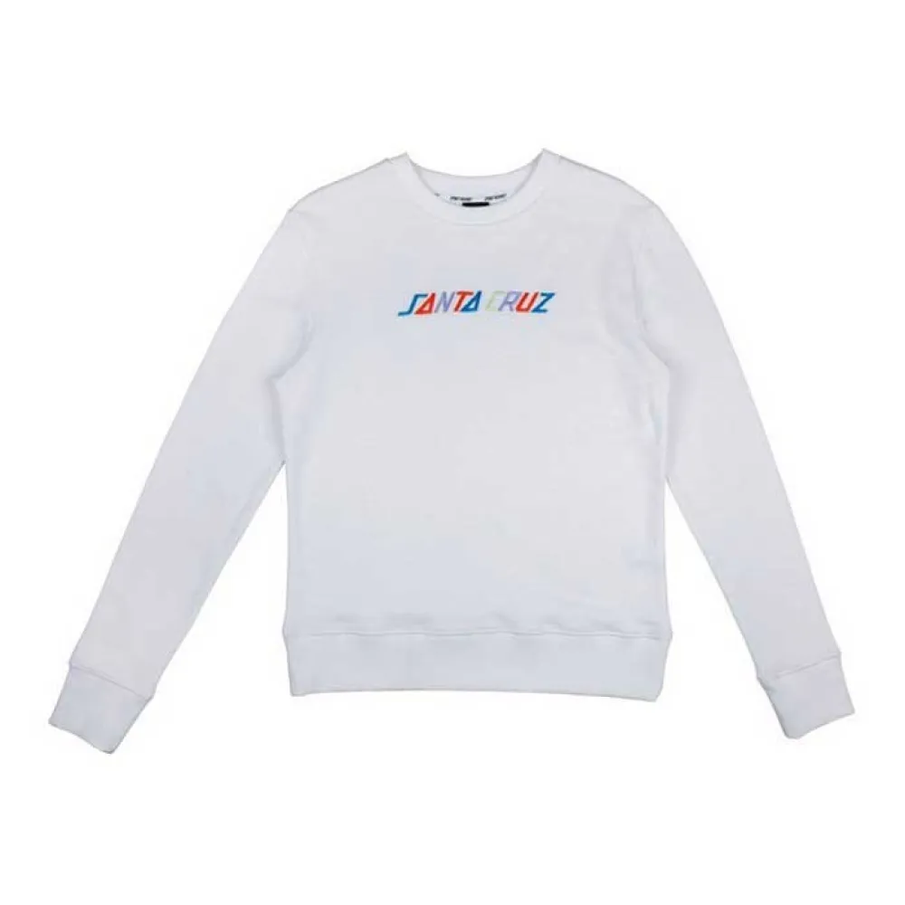 Santa Cruz Crew coloured strip sweatshirt