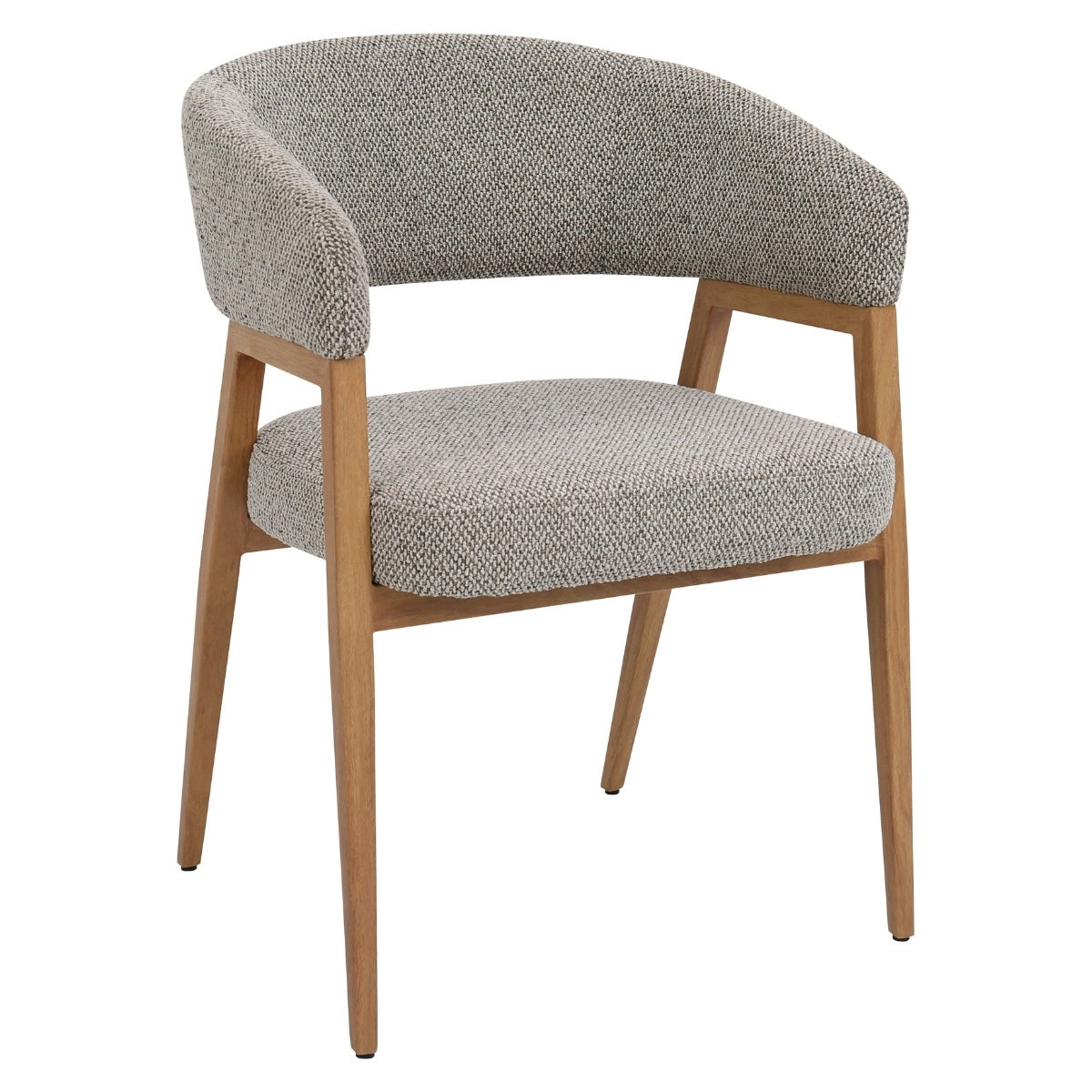 DÉJA Living Eetkamerstoel Fureso - Taupe/Naturel - Set van 2