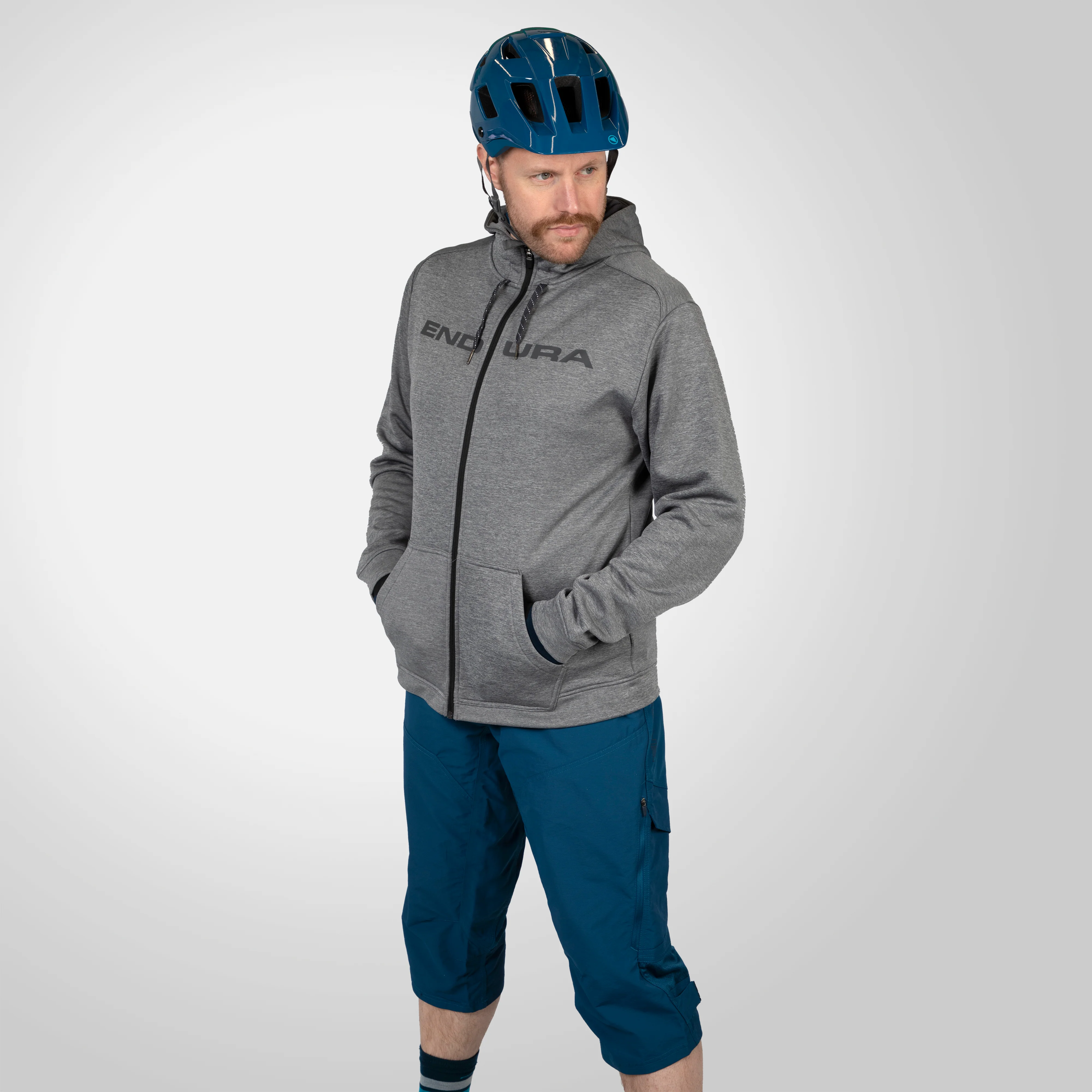 Men's Hummvee 3/4 Shorts With Liner - Blueberry