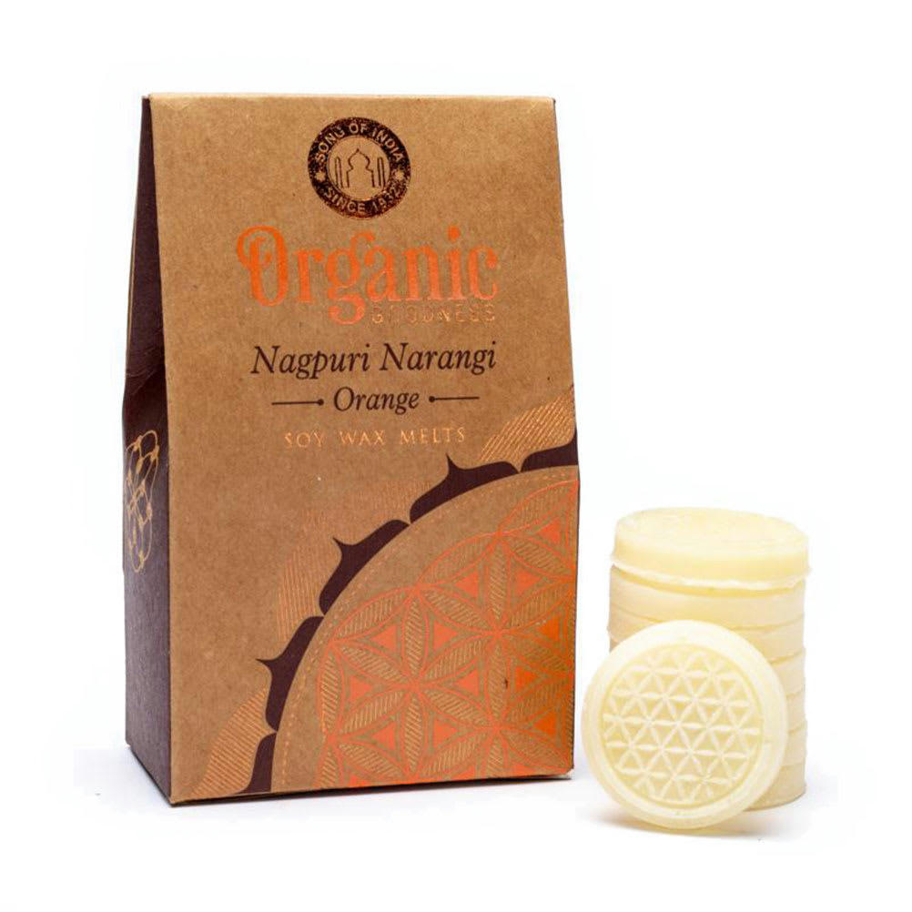 ORANGE - Pastilles de cire à fondre orange