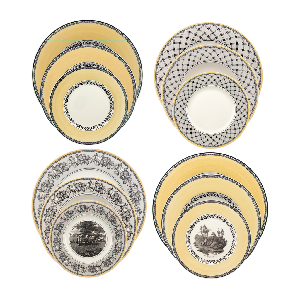 Audun Dinnerware set - Multi-colored, Premium Porcelain
