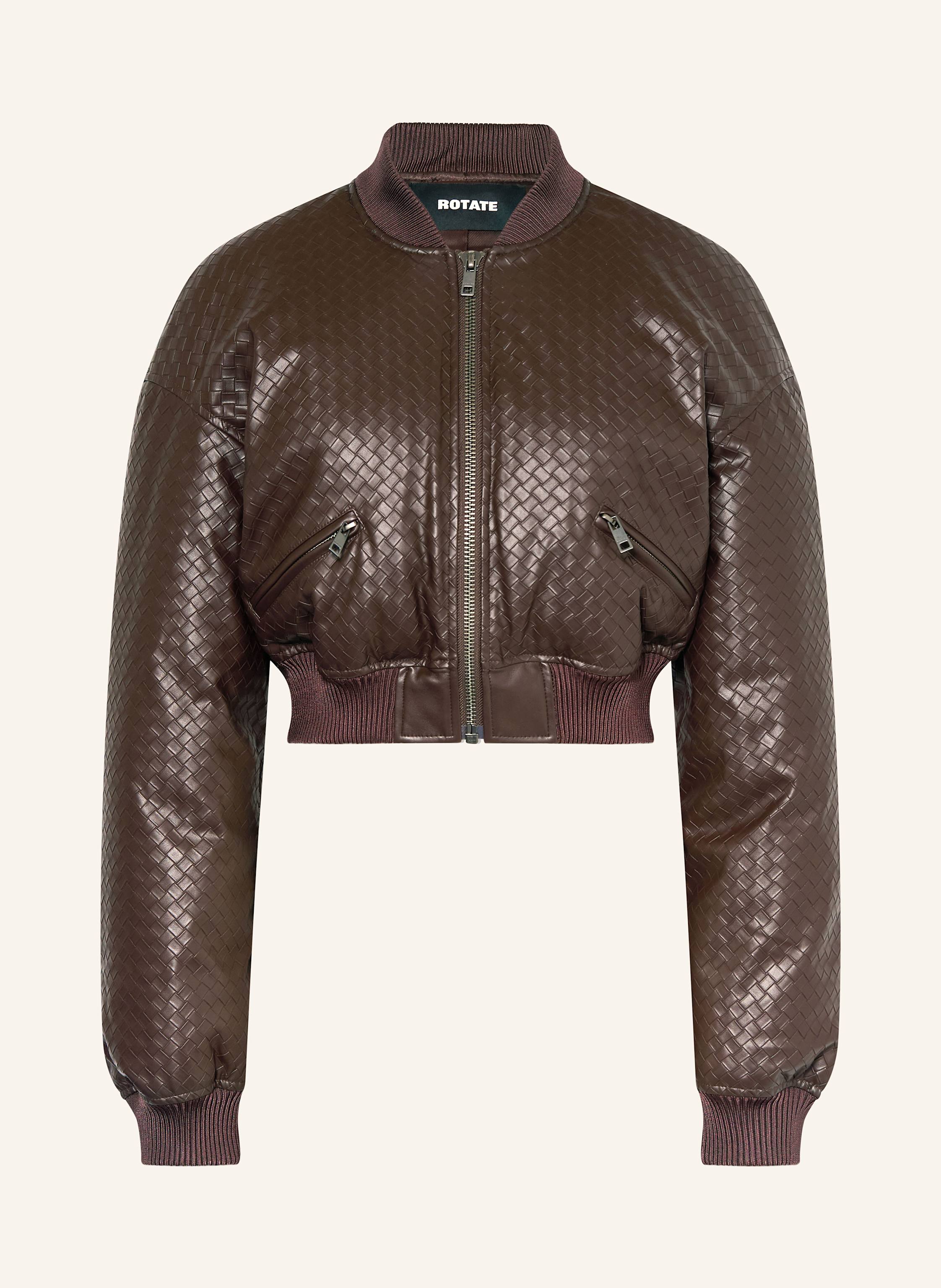 ROTATE Blouson in Lederoptik