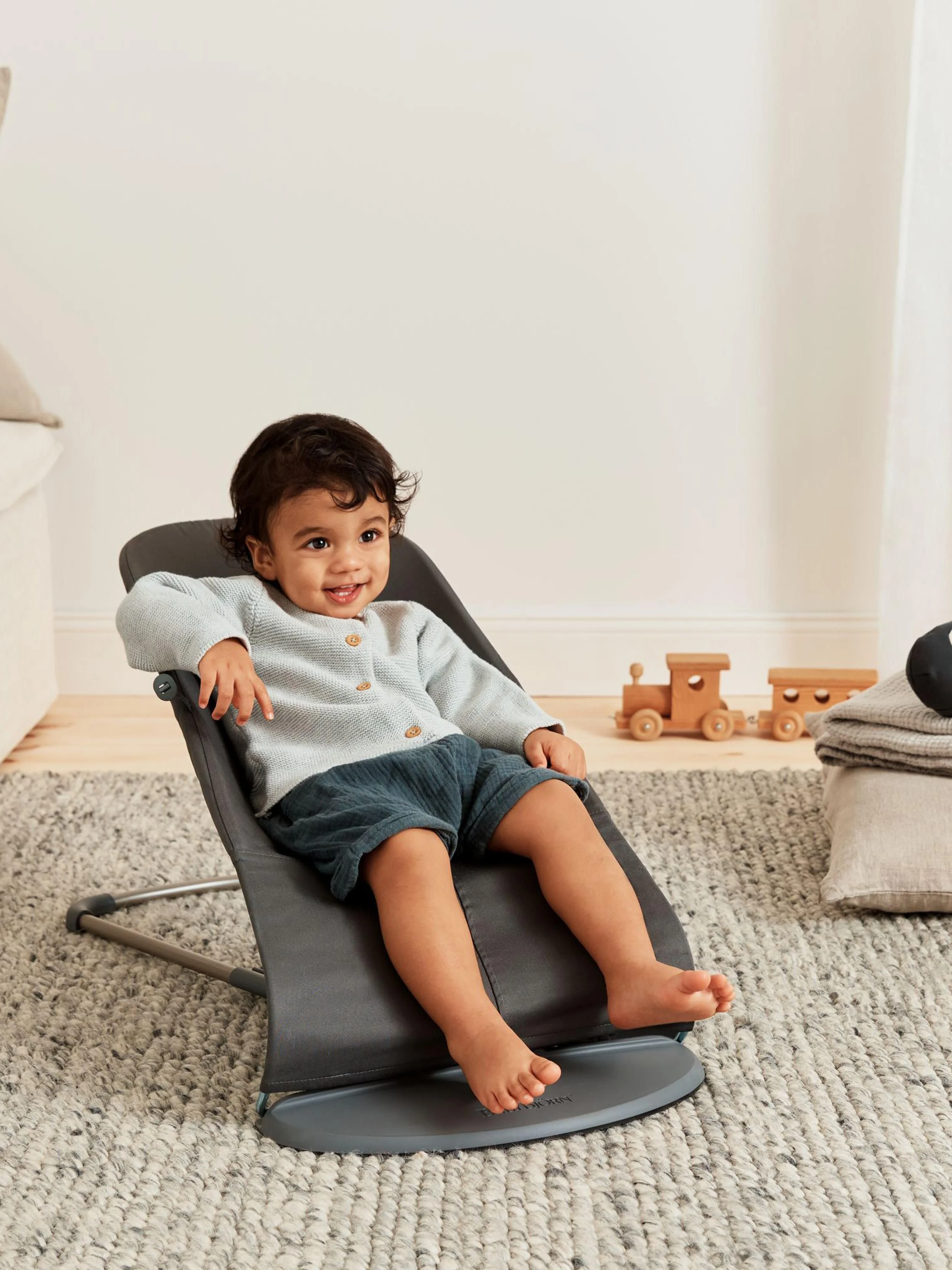 Gesteppte Babywippe Bliss