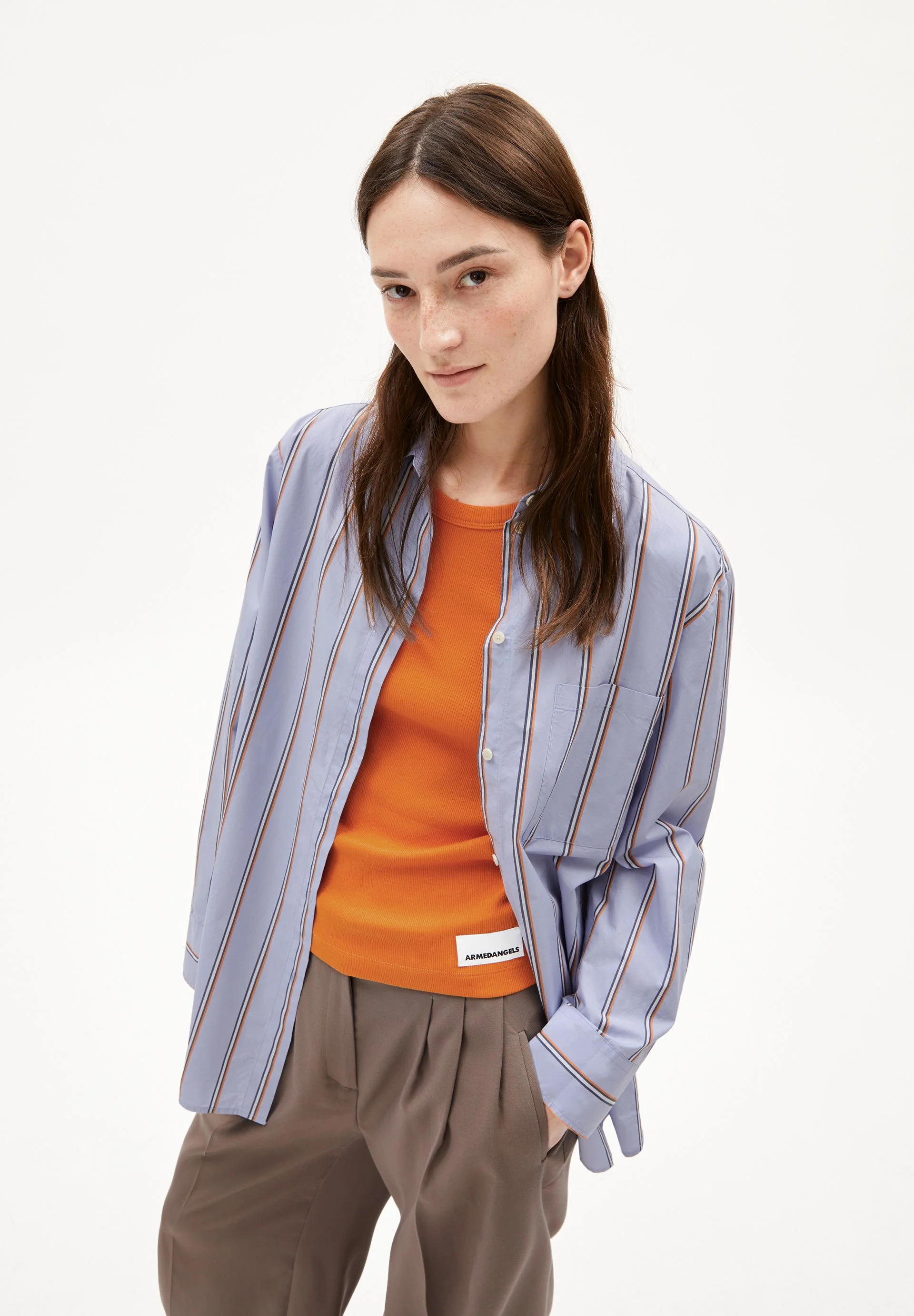 HALIAA STRIPED BLOUSE