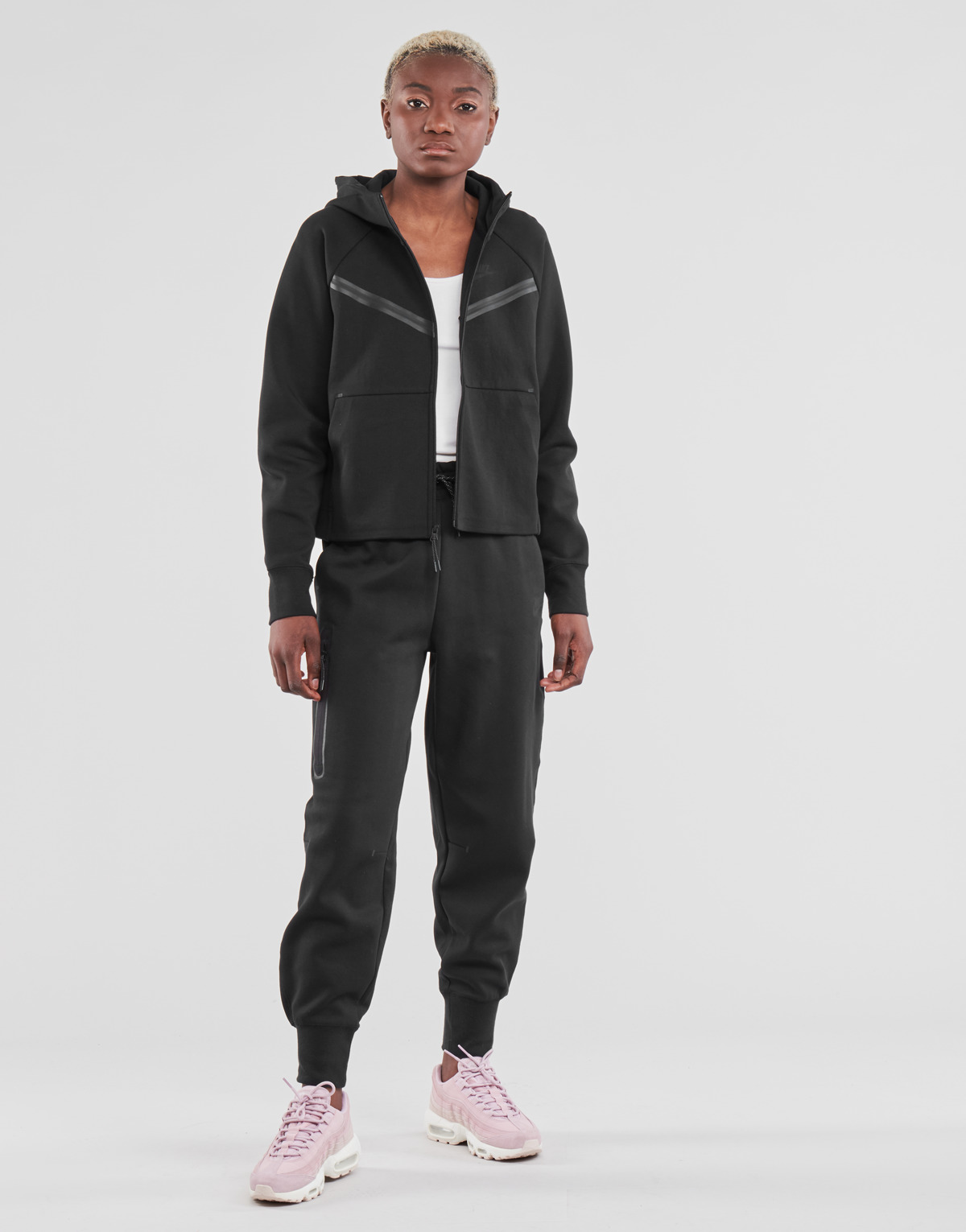 Nike - NSTCH FLC ESSNTL HR PNT - Black