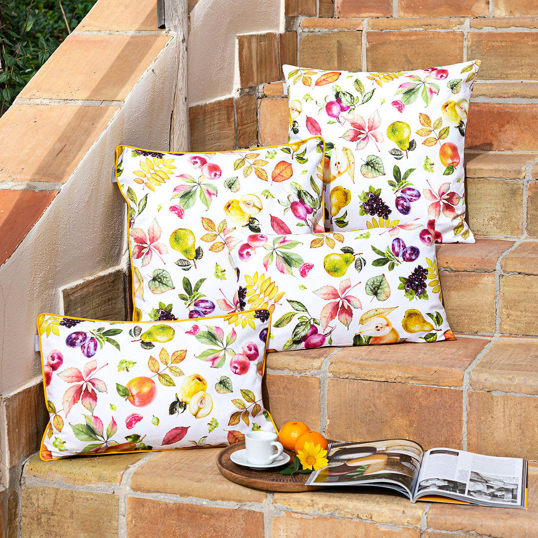 SELLA TO - 2 Housses de coussin en coton 30x50 cm multicolore