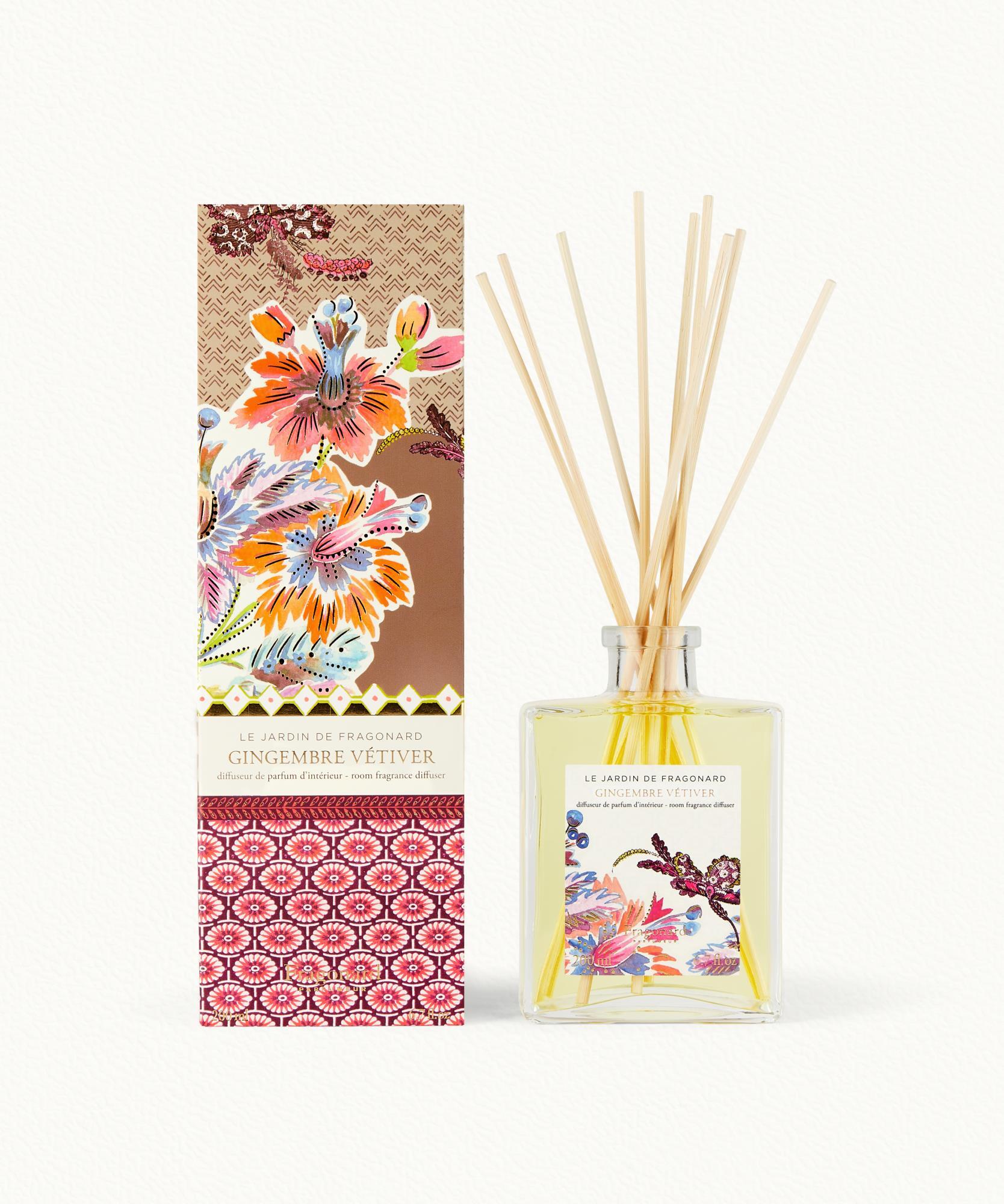 Gingembre Vétiver - Diffuseur   10 bâtonnets