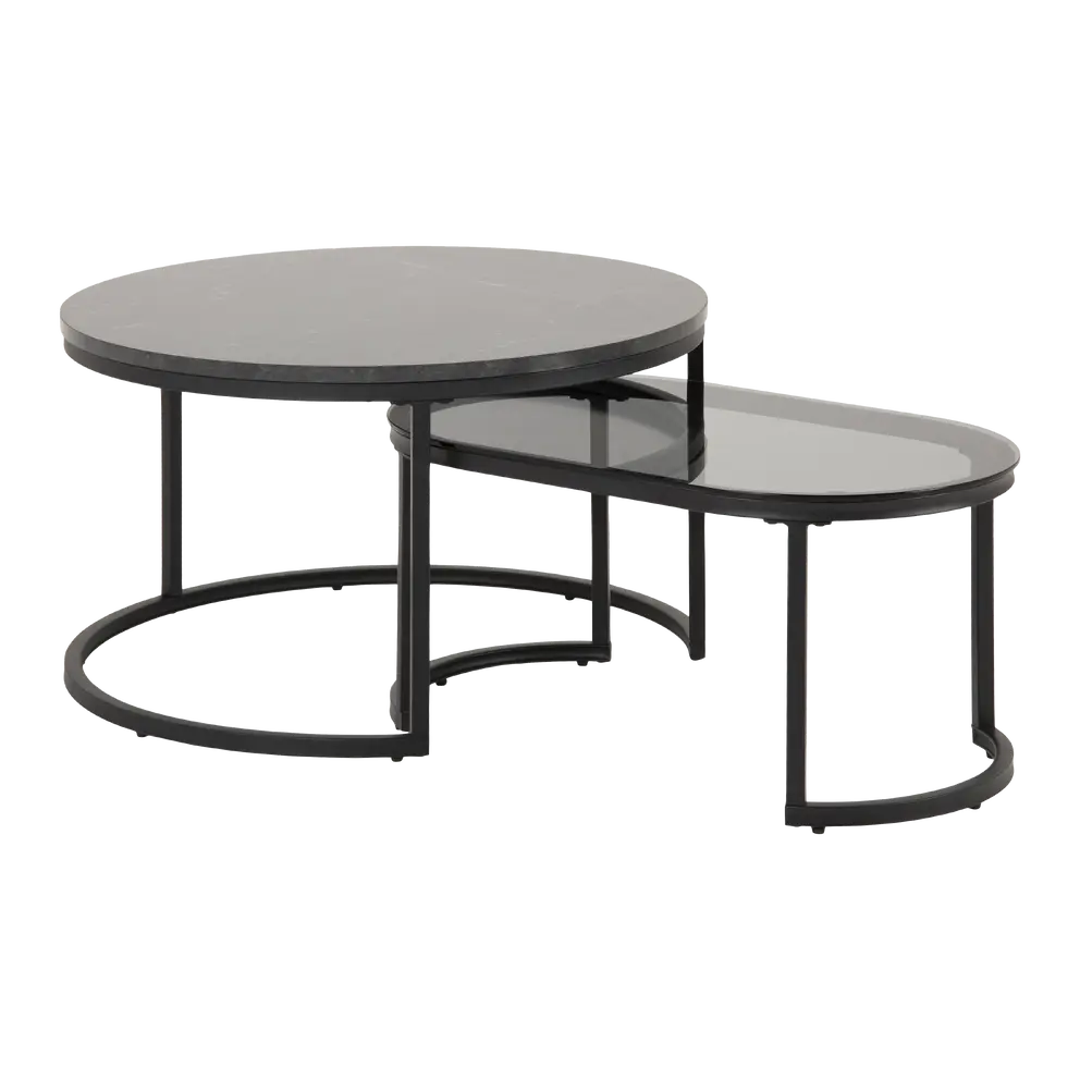 Klubtisch 2er-Set Spiro