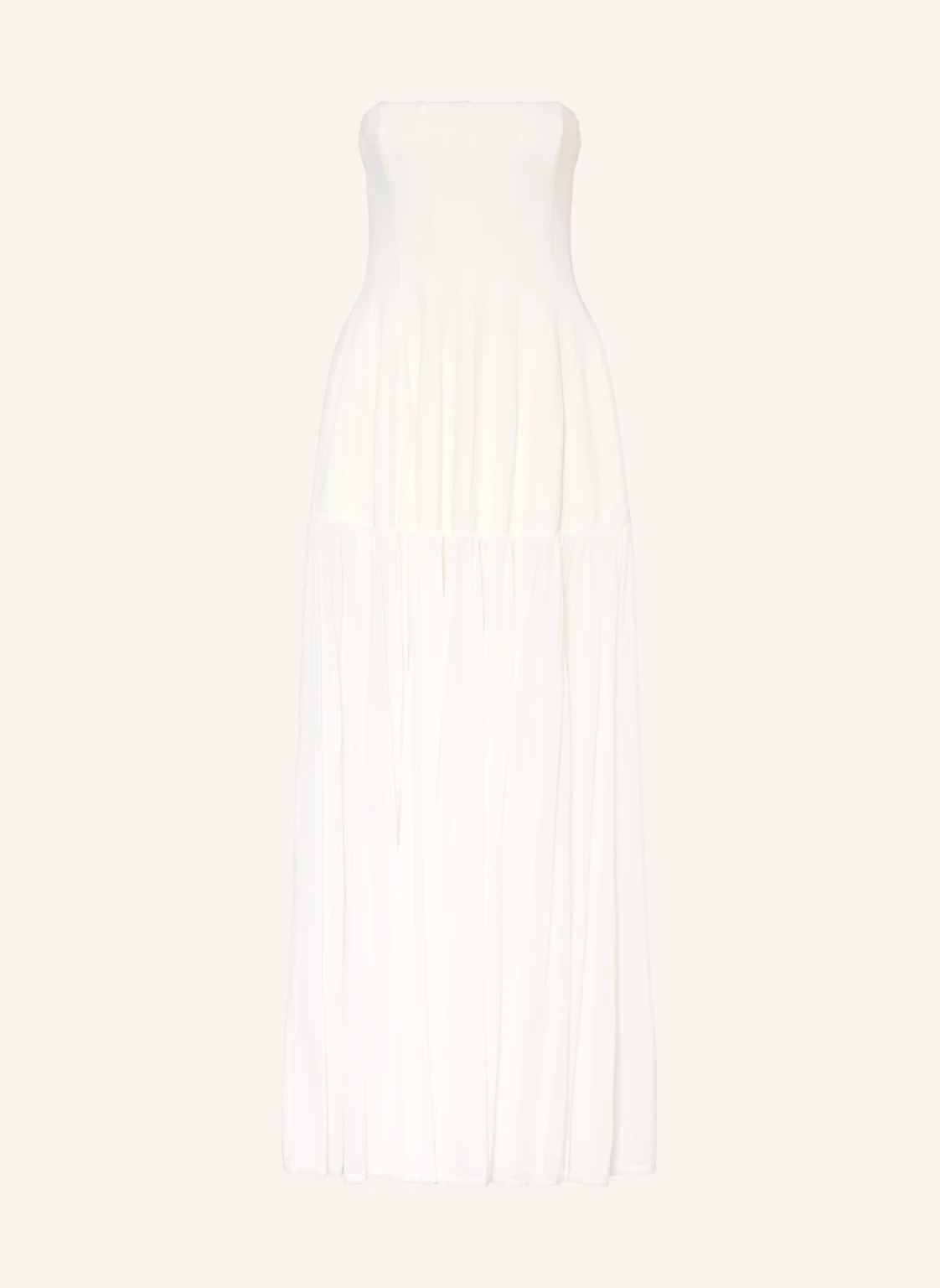 SIMKHAI Off-Shoulder-Kleid im Materialmix