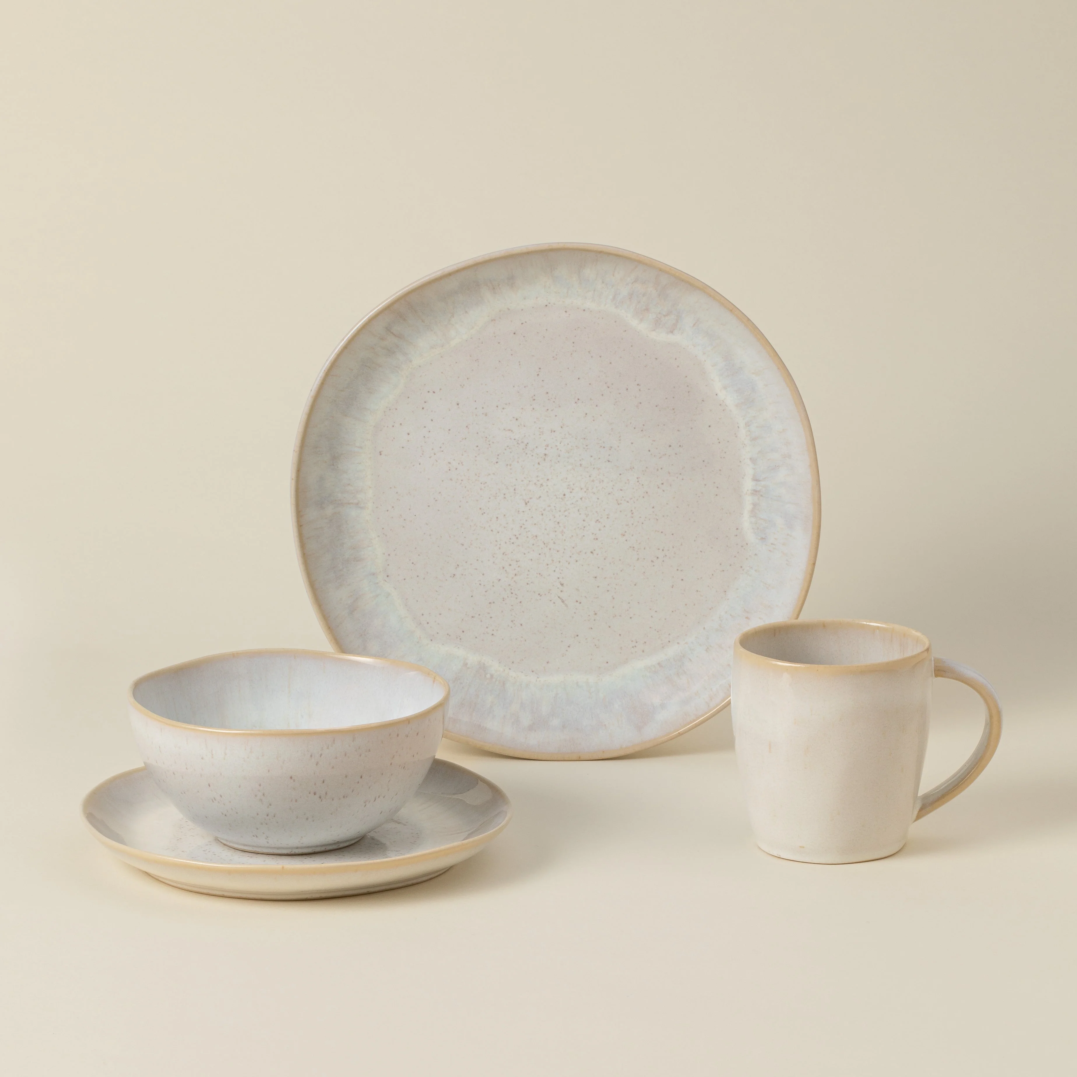 4-Piece Dinnerware Set Eivissa, Casafina by COSTA NOVA