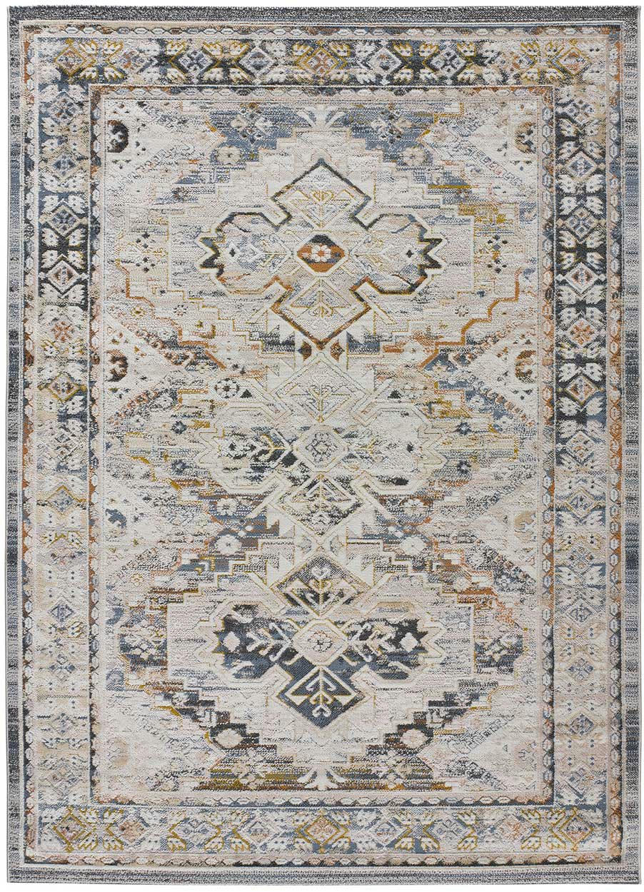 SPRINGS - Tapis de style vintage multicolore, 115X170 cm