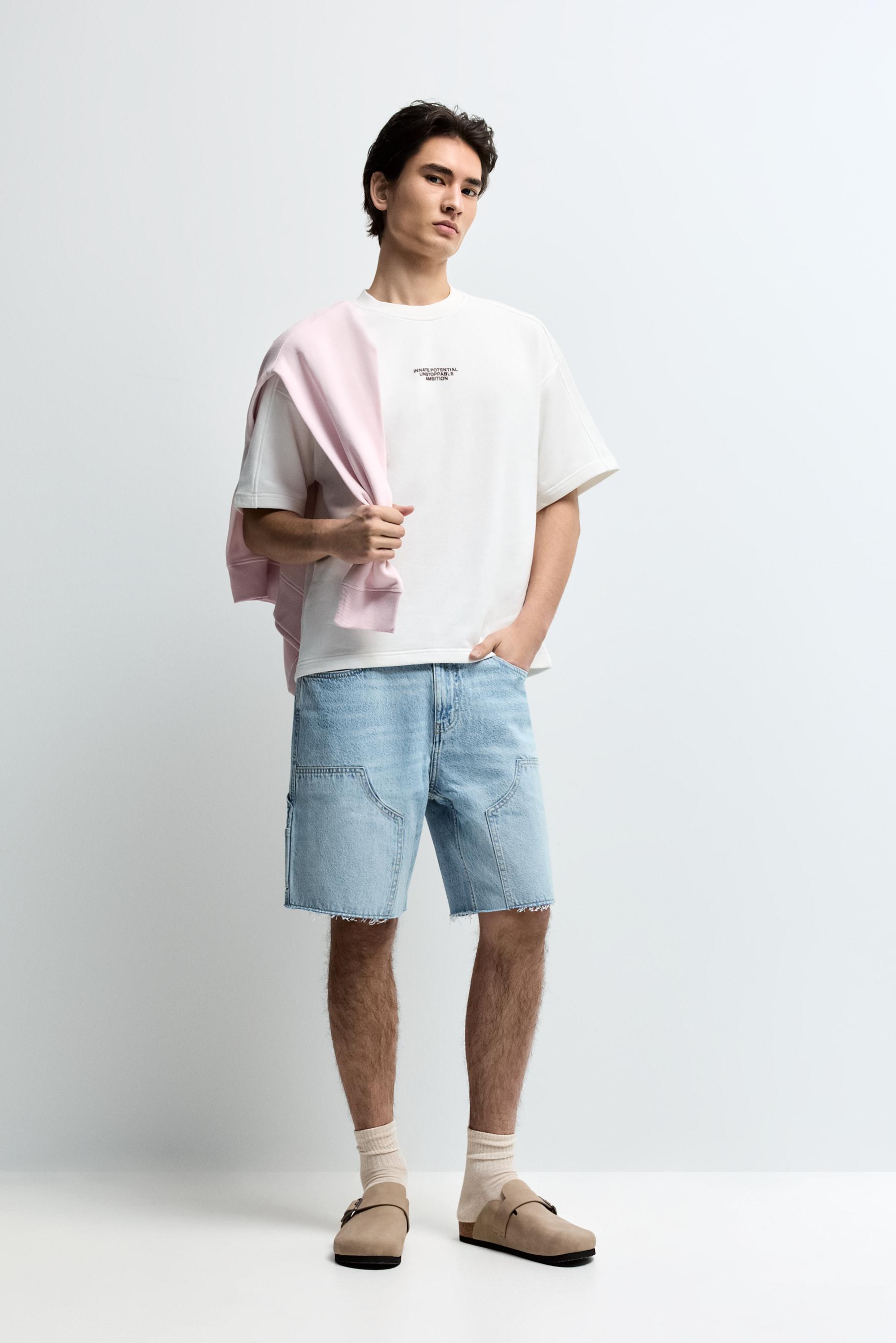 Sudadera manga corta estampados