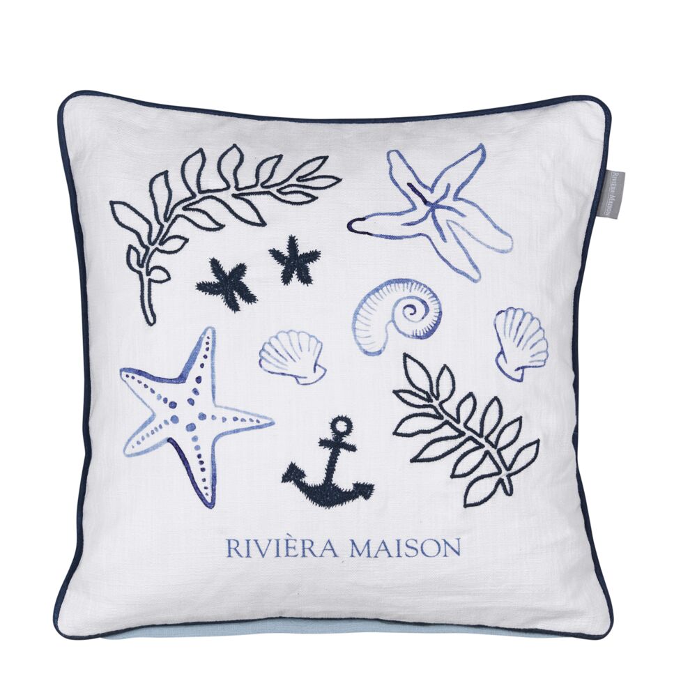 Rivièra Maison Sail Away - 45 x 45 cm - Blauw