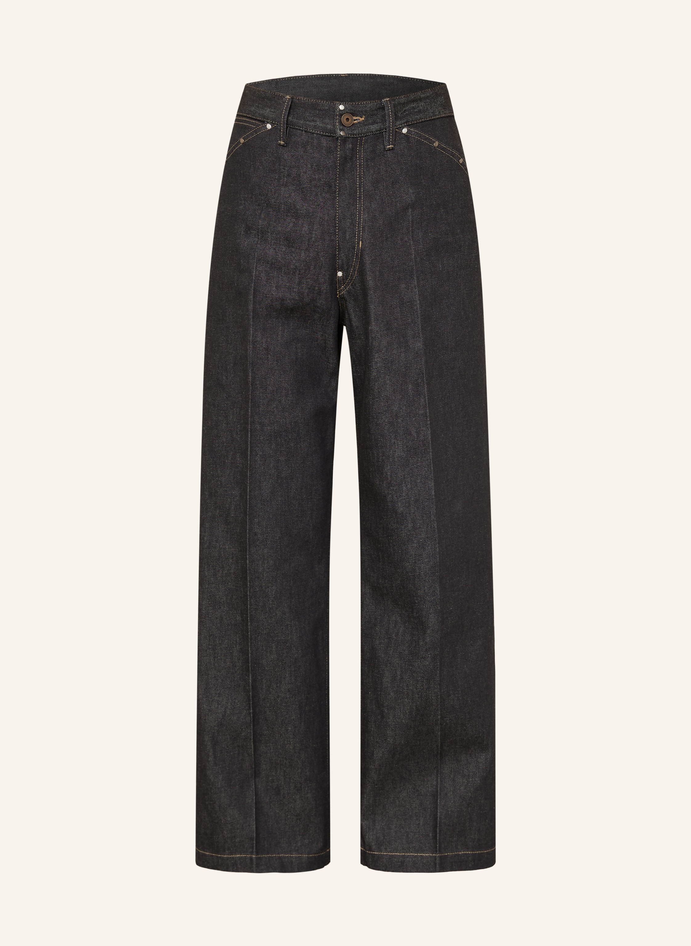 LEMAIRE Jeans Regular Fit mit Nieten