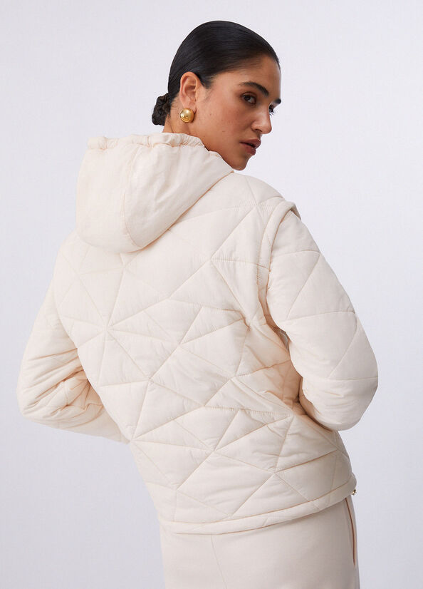 Giacca trapuntata con cappuccio