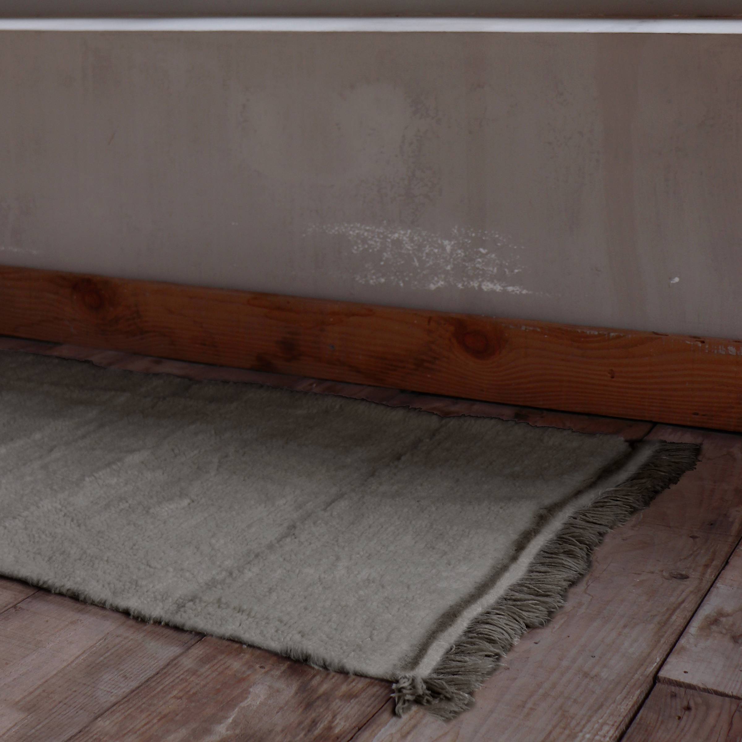 Lorena Canals Steppe Runner Vloerkleed 80 x 230 cm - Sheep Grey