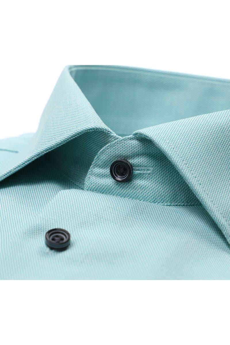 ETERNA Modern Fit Hemd grün, Strukturiert