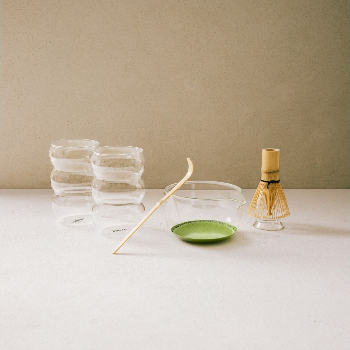 Zestaw IZANAMI do przygotowywania matchy szklany 6 el.