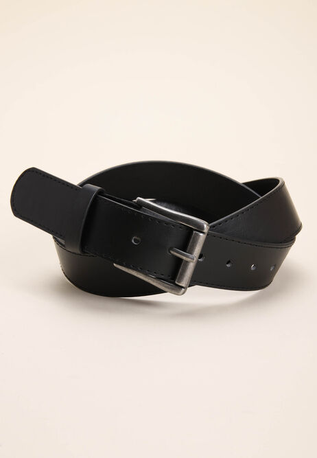 Mens Black Comfort Stretch Belt