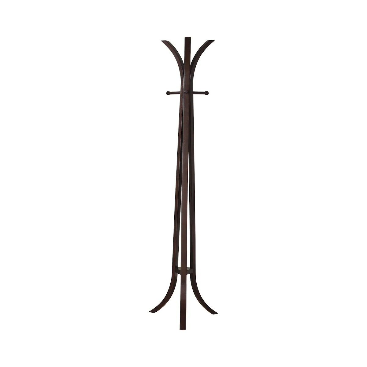 Odell Cappuccino 6-hook Coat Rack