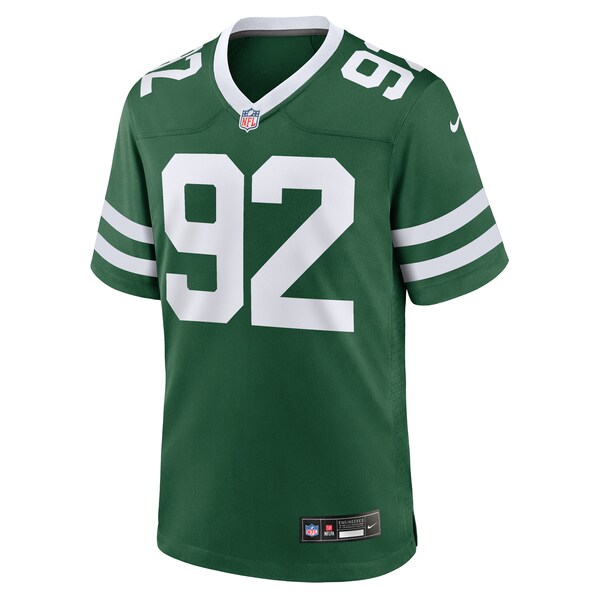 Leki Fotu New York Jets Nike Team Game Jersey - Legacy Green