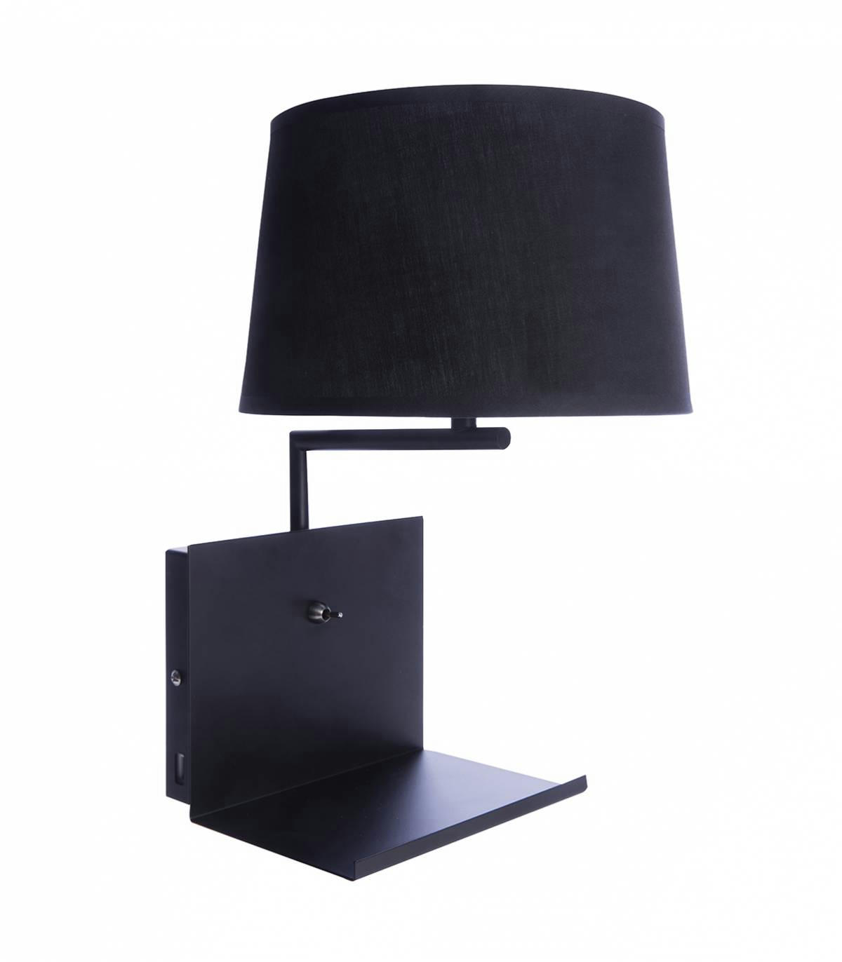 TULSA - Applique en textile noir h.34 cm