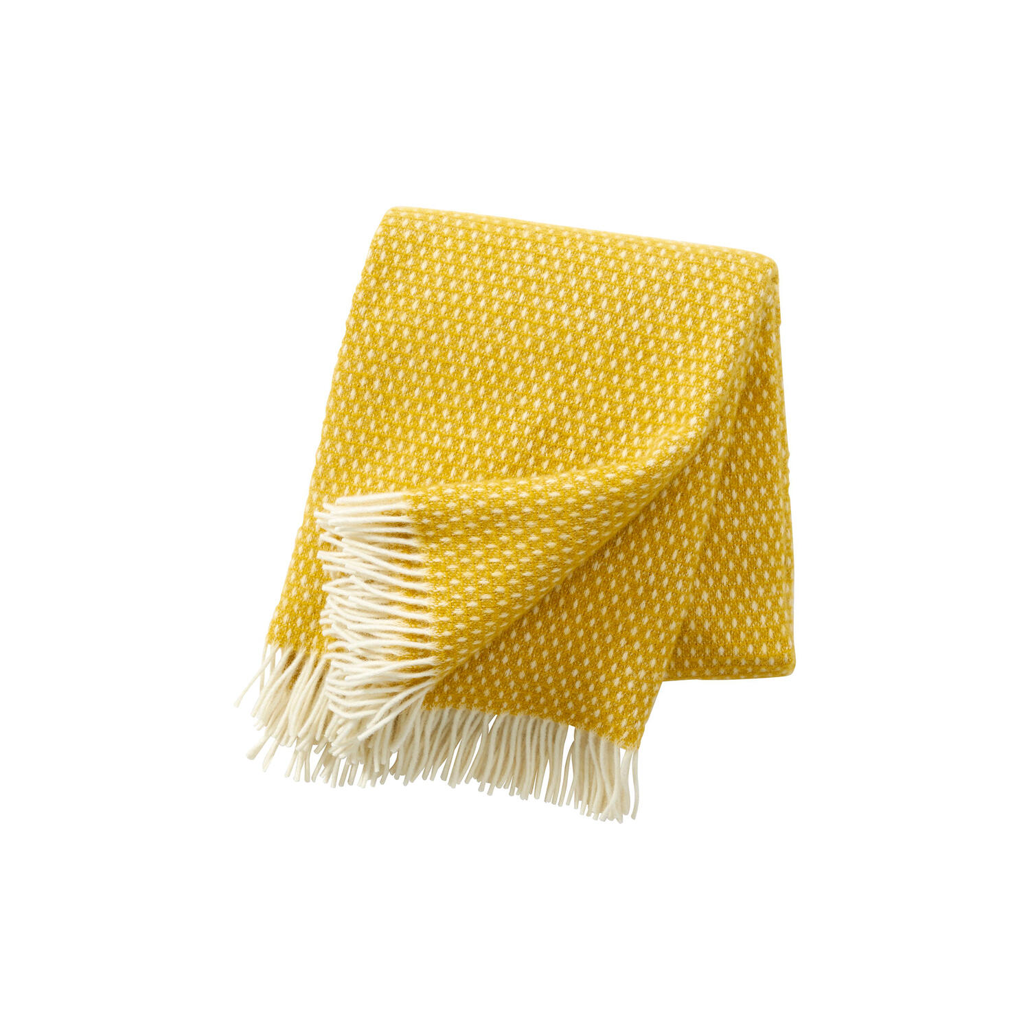 Knut Uld plaid, saffron